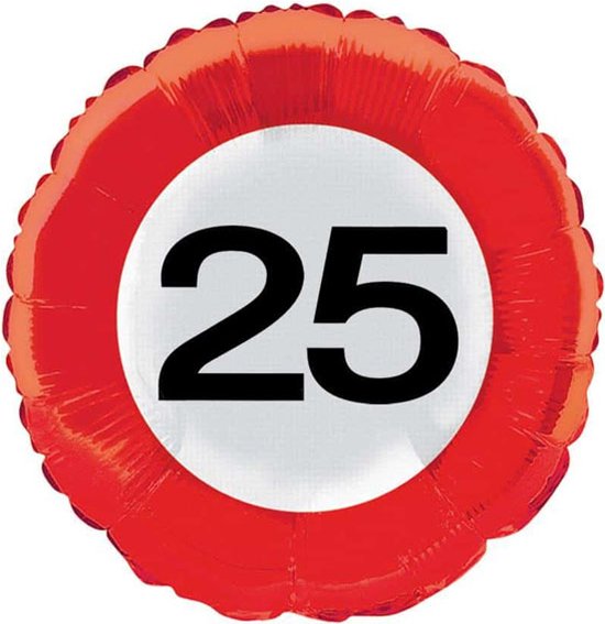 18in/45cm Verkeersbord 25
