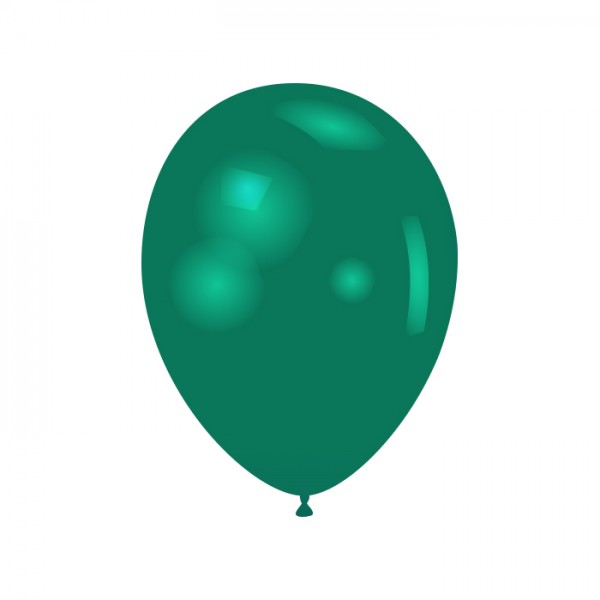 Ballonnen donkergroen metallic nr 50
