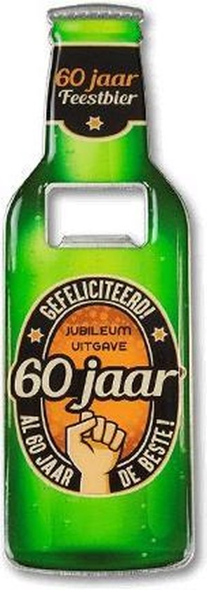 Bieropener - 60 jaar
