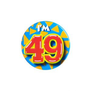 Button klein - i'm 49