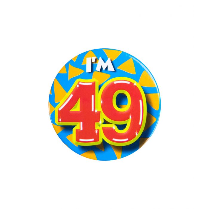 Button klein - i'm 49