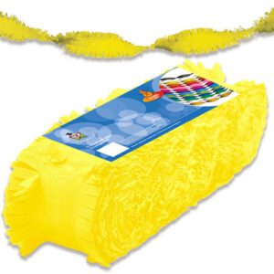 Crepeslinger geel brandveilig 24m
