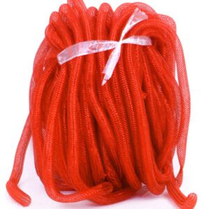 Decoslang tube op rol rood