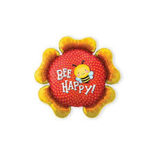 Folieballon Bee Happy Flower