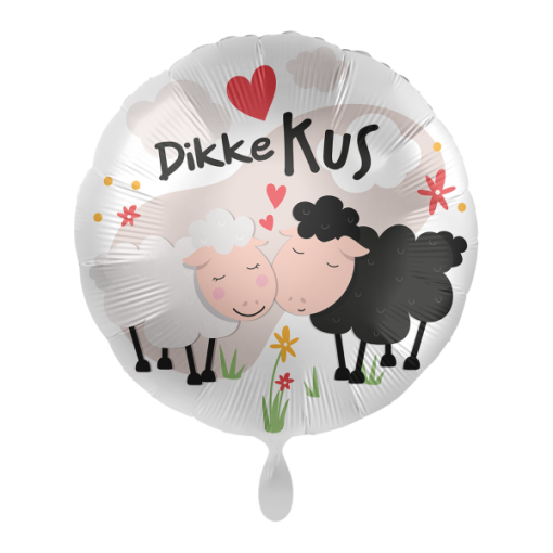 Folieballon Dikke Kus