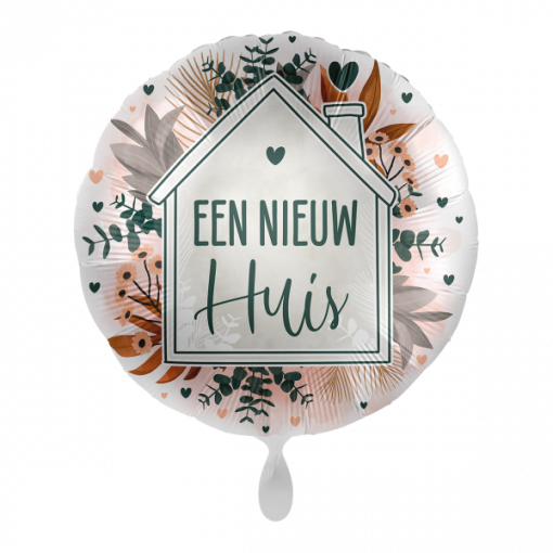 Folieballon Een nieuw huis