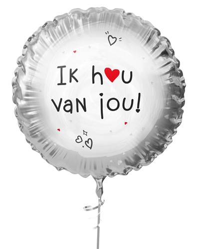 Folieballon Ik hou van jou