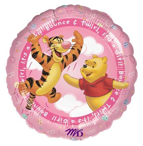 Folieballon It's a Girl - Winnie the Pooh