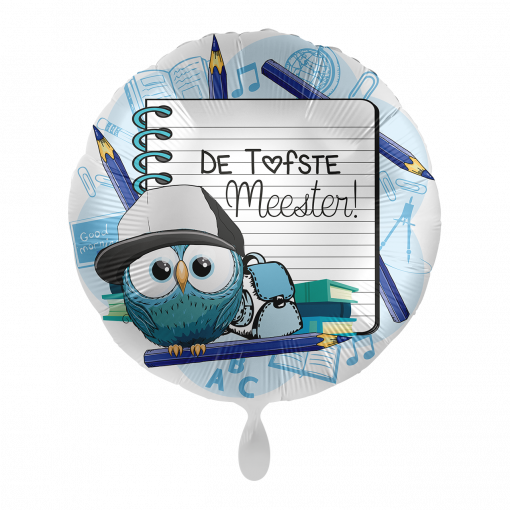 Folieballon Tofste Meester