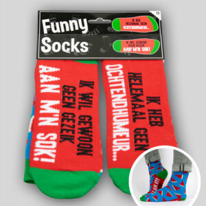 Funny Socks - Ik heb helemaal geen ochtendhumeur