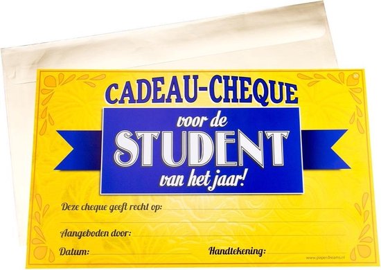 Gift Cheque - Student