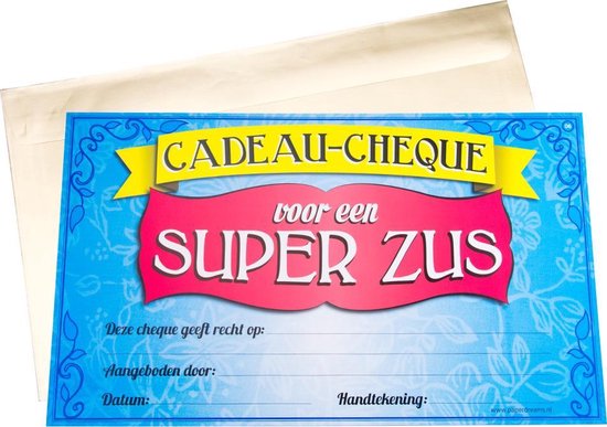 Gift Cheque - Zus