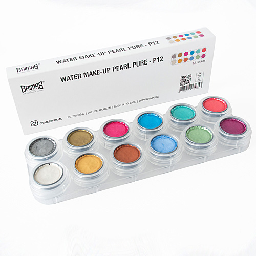 Grimas Palette water Make-up Glanzend Pure P12