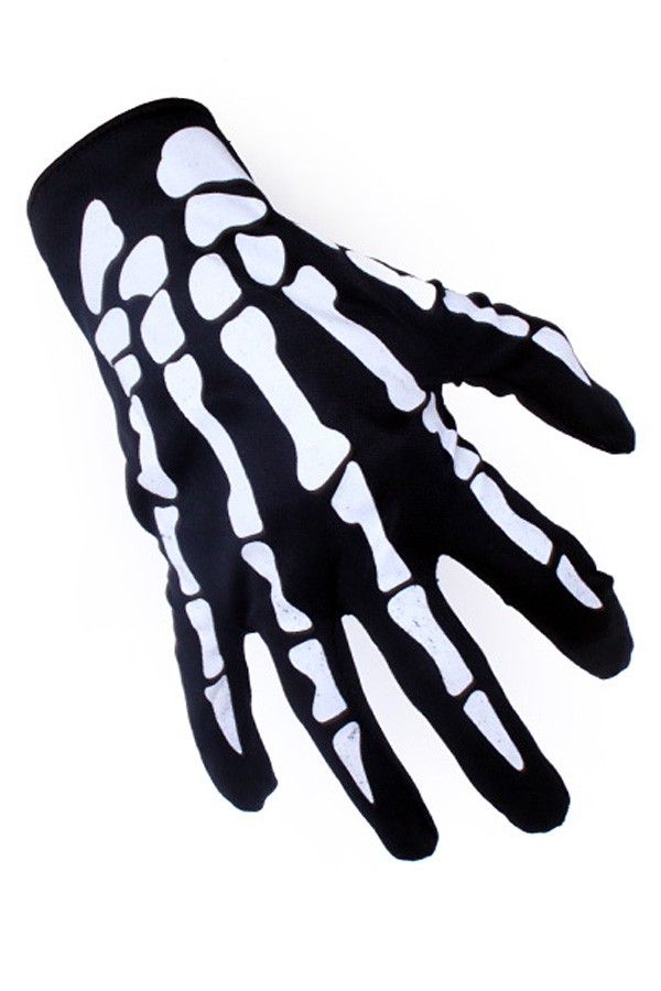 Handschoenen skelet