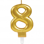 Kaarsjes Sparkling goud