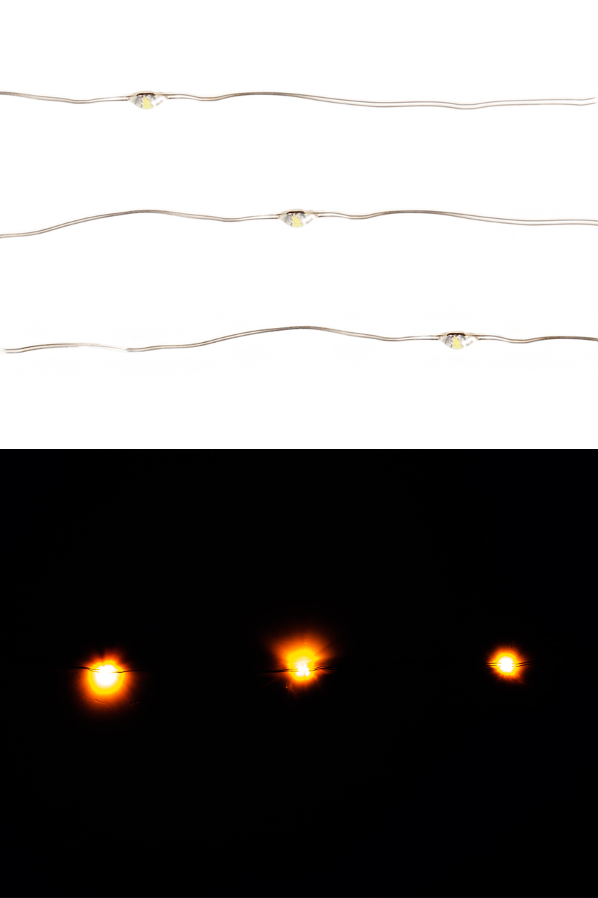 Ledverlichting snoer oranje 2 meter
