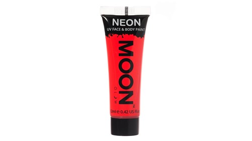 Neon UV face & body paint red