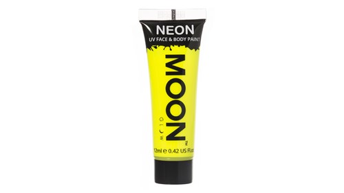 Neon UV face & body paint yellow