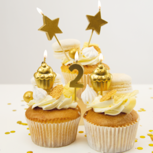 Party cake candles - 2