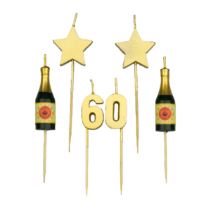 Party cake candles - 60