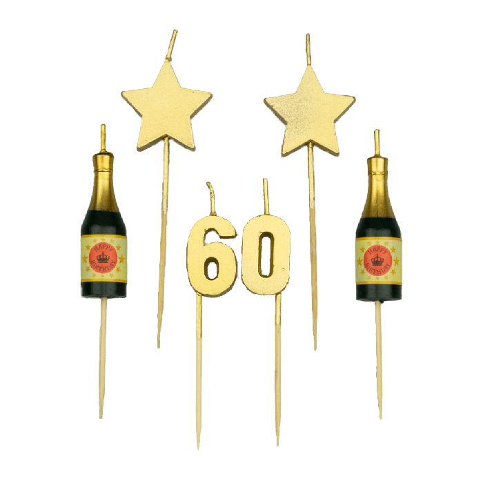 Party cake candles - 60
