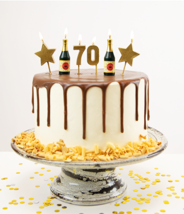 Party cake candles - 70