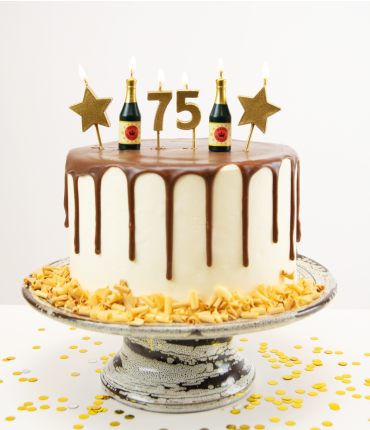 Party cake candles - 75