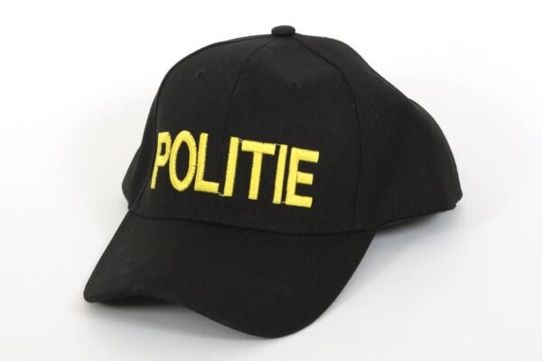 Pet Police gele letters