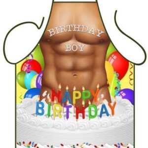 Schort - Happy Birthday man