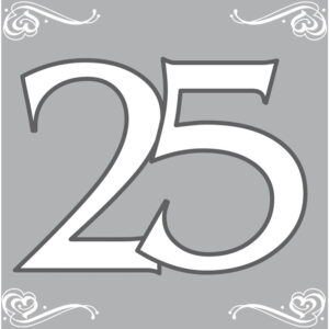 Servet 25 Zilver