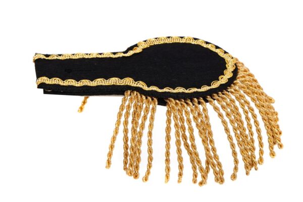 Set schouder epauletten zwart met goud