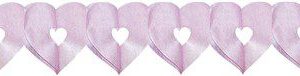 Slinger papier hartjes roze