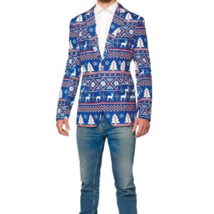 Suitmeister Blazer Nordic kerstblauw