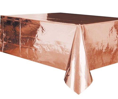 Tafelkleed rose goud folie