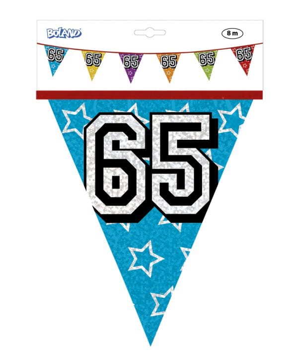 Vlaggenlijn Hologr. "65" 8m