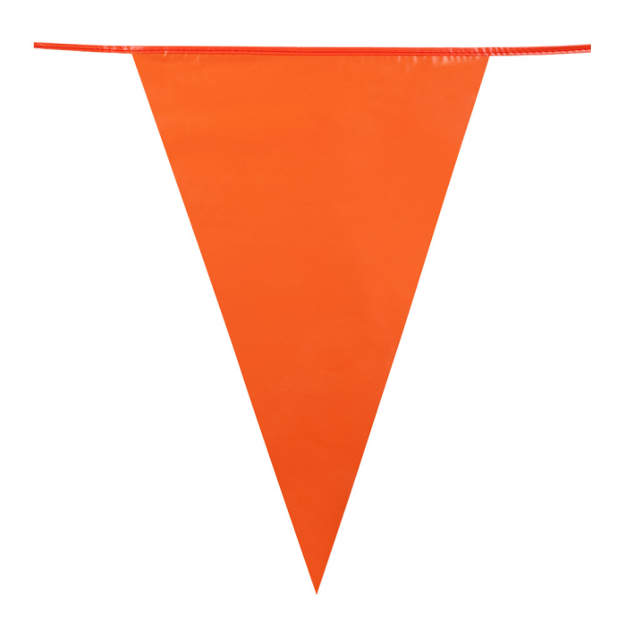 Vlaggenlijn oranje 25m