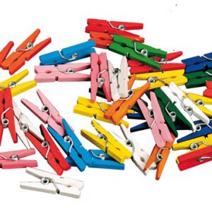Wasknijpertjes assorti - 20 stuks