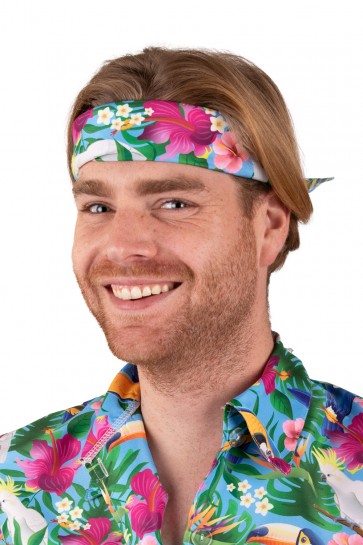 Zakdoek / Bandana Hawai blauw