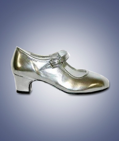 Zilveren Flamenco schoentjes mt.32