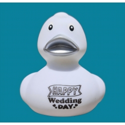 Badeend DUCKY TALK HAPPY Wedding Day
