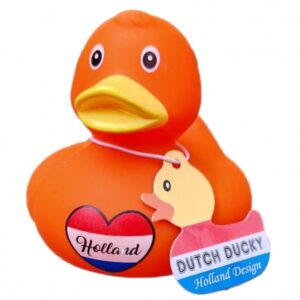 Badeend DUTCH DUCKY I LOVE Holland oranje
