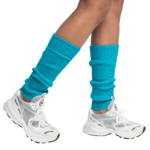 Beenwarmers Basic blauw/turquoise