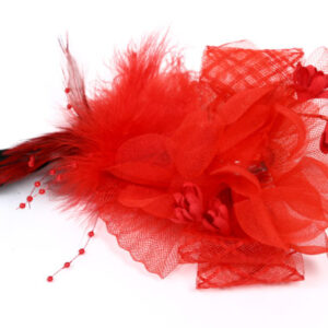 Bloem met diamant rood