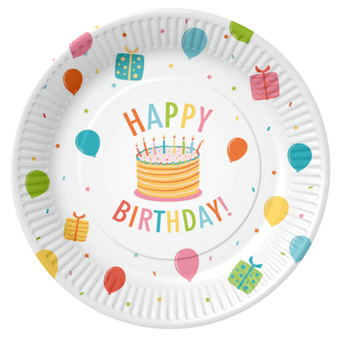Bordjes Happy Birthday taart