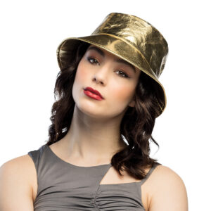 Bucket hat goud / zilver