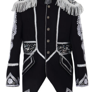 Carnavalsjas Silver deluxe man