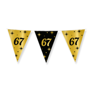 Classy Party flags leeftijd 67