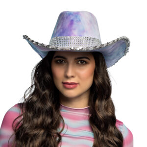 Cowboyhoed Darling lila/blauw
