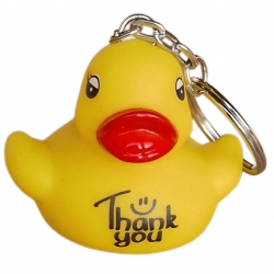 DUCKY TALK Thank You sleutelhanger