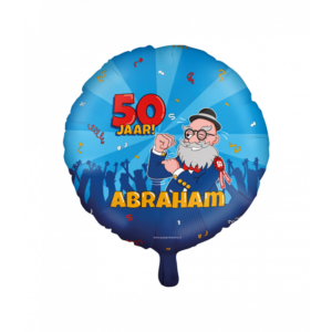 Folieballon Abraham cartoon